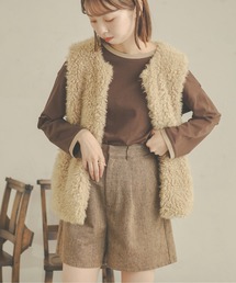 Ambre Neige | リンガーパイピングロングスリーブT／【WEB/EC限定商品】(Tシャツ/カットソー)