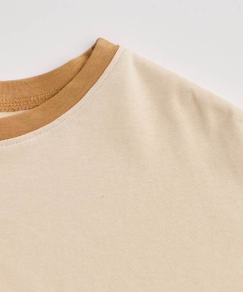 Ambre Neige(アンブルネージュ)の「リンガーパイピングロングスリーブT/【WEB/EC限定商品】(Tシャツ/カットソー・レディース・ダークブラウン/ベージュ/アイボリー/クリーム・FREE)」の18枚目の写真
