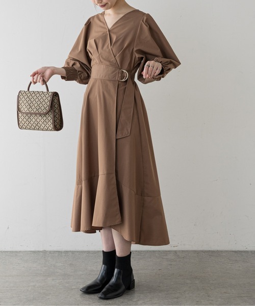 セール Web限定カラー有り アシメマーメイドカシュクールワンピース ワンピース Natural Couture ナチュラルクチュール のファッション通販 Zozotown