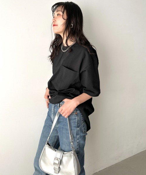 CAMBER(キャンバー)の「Camber(キャンバー)/8Oz マックスウェイト ヘビーウェイト ポケT 無地T USA規格 スーパーオーバー サイズ展開多数 1/2スリーブ 半袖 Tシャツ/Max-Weight POCKET T-SHIRT(Tシャツ/カットソー・メンズ・ホワイト/ブラック/ナチュラル/アッシュグレー/ダークグリーン・M/L/XL/XXL)」の21枚目の写真