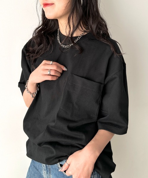 CAMBER(キャンバー)の「Camber(キャンバー)/8Oz マックスウェイト ヘビーウェイト ポケT 無地T USA規格 スーパーオーバー サイズ展開多数 1/2スリーブ 半袖 Tシャツ/Max-Weight POCKET T-SHIRT(Tシャツ/カットソー・メンズ・ホワイト/ブラック/ナチュラル/アッシュグレー/ダークグリーン・M/L/XL/XXL)」の16枚目の写真