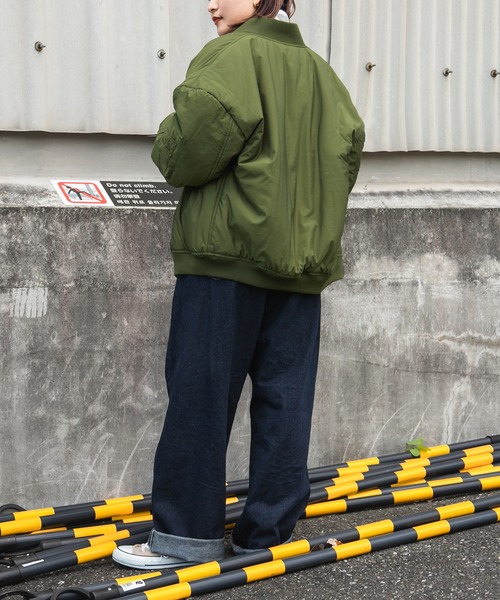 kutir(クティール)の「MA-1ブルゾン(MA-1・レディース・ブラック/カーキ/アイボリー・FREE)」の22枚目の写真