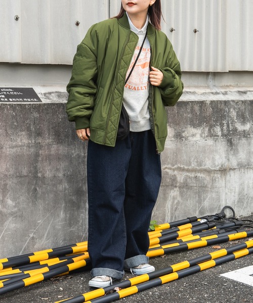 kutir(クティール)の「MA-1ブルゾン(MA-1・レディース・ブラック/カーキ/アイボリー・FREE)」の11枚目の写真