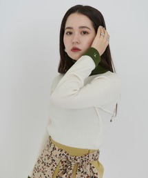TINA：JOJUN | 刺繍入り タートルニット TINA：JOJUN(ニット/セーター)