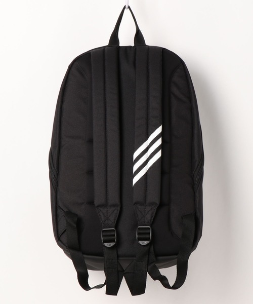 adidas Originals(アディダスオリジナルス)の「トレフォイルロゴ サイドスリーストライプ バックパック EV8026(バックパック/リュック・メンズ・ブラック・F)」の3枚目の写真