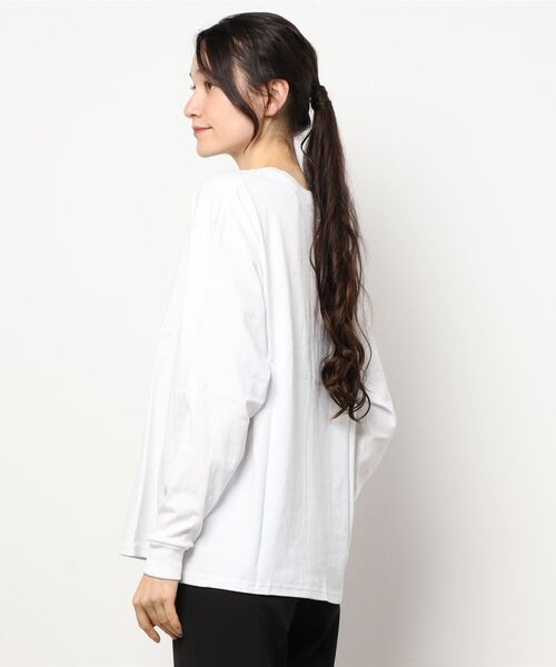 cepo（セポ）の「レタリングロゴプリント ロンＴｅｅ　※アソート（Tシャツ/カットソー・レディース・オフホワイト/ホワイト系2/ホワイト系1・M）」の5枚目の写真