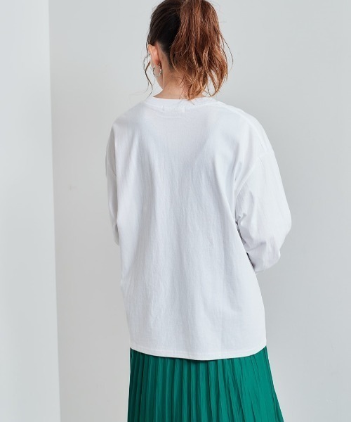 cepo（セポ）の「レタリングロゴプリント ロンＴｅｅ　※アソート（Tシャツ/カットソー・レディース・オフホワイト/ホワイト系2/ホワイト系1・M）」の8枚目の写真