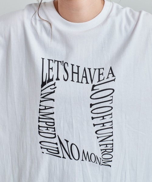 cepo（セポ）の「レタリングロゴプリント ロンＴｅｅ　※アソート（Tシャツ/カットソー・レディース・オフホワイト/ホワイト系2/ホワイト系1・M）」の10枚目の写真