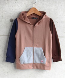 THE CASUAL | クレイジーパターンジップアップパーカー キッズ(パーカー)