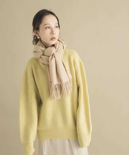 SMELLY(スメリー)の「シンプルマフラー(マフラー・レディース・グレー/ブラック/グリーン/ベージュ/ピンク系その他・-)」の8枚目の写真