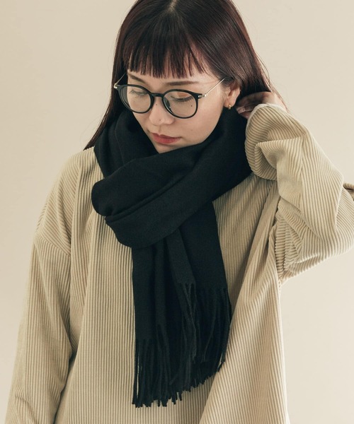 SMELLY(スメリー)の「シンプルマフラー(マフラー・レディース・グレー/ブラック/グリーン/ベージュ/ピンク系その他・-)」の19枚目の写真