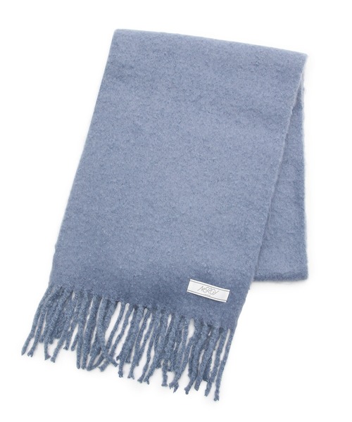 NERGY（ナージー）の「ループヤーン無地マフラー（マフラー・レディース・ネイビー/ホワイト/ベージュ・FREE）」の3枚目の写真