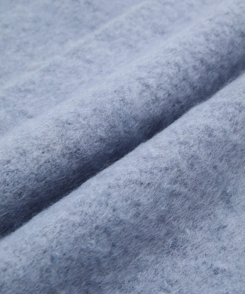 NERGY（ナージー）の「ループヤーン無地マフラー（マフラー・レディース・ネイビー/ホワイト/ベージュ・FREE）」の6枚目の写真