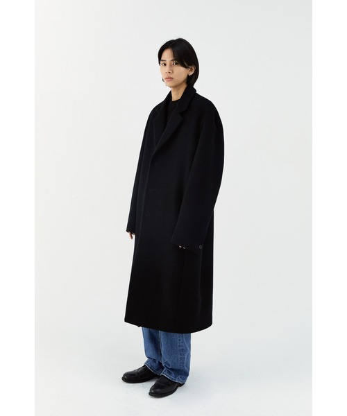 VIVASTUDIO（ビバスタジオ）の「OVERFIT CASHMERE CHESTERFIELD COAT（トレンチコート・メンズ・ブラック/ライトブラウン/ダークグレー・MEDIUM/LARGE）」の22枚目の写真
