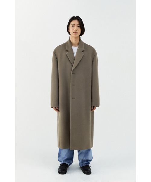 VIVASTUDIO（ビバスタジオ）の「OVERFIT CASHMERE CHESTERFIELD COAT（トレンチコート・メンズ・ブラック/ライトブラウン/ダークグレー・MEDIUM/LARGE）」の19枚目の写真