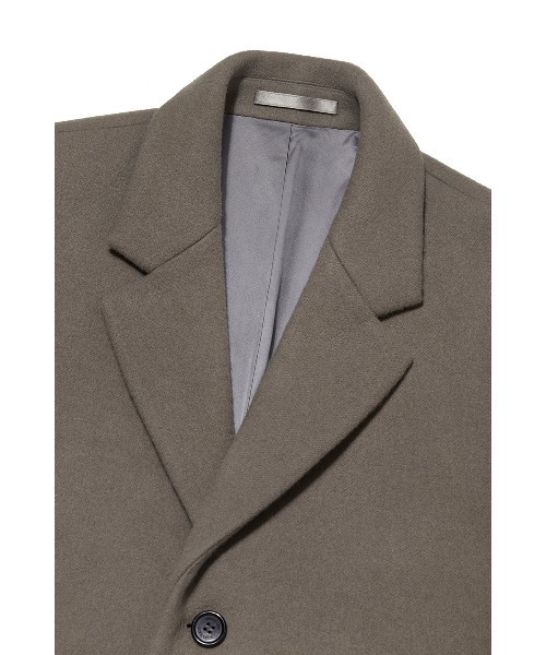 VIVASTUDIO（ビバスタジオ）の「OVERFIT CASHMERE CHESTERFIELD COAT（トレンチコート・メンズ・ブラック/ライトブラウン/ダークグレー・MEDIUM/LARGE）」の16枚目の写真