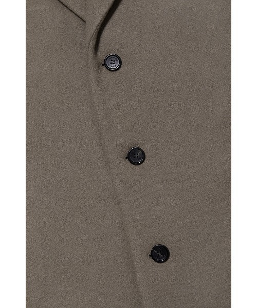 VIVASTUDIO（ビバスタジオ）の「OVERFIT CASHMERE CHESTERFIELD COAT（トレンチコート・メンズ・ブラック/ライトブラウン/ダークグレー・MEDIUM/LARGE）」の11枚目の写真