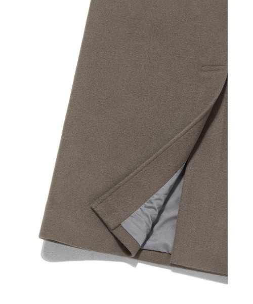 VIVASTUDIO（ビバスタジオ）の「OVERFIT CASHMERE CHESTERFIELD COAT（トレンチコート・メンズ・ブラック/ライトブラウン/ダークグレー・MEDIUM/LARGE）」の7枚目の写真