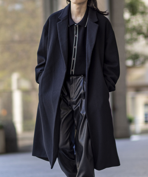 JOINT WORKS(ジョイントワークス)の「JW-TAILOREDCOLLAR ロングコート(その他アウター・メンズ・ブラック・SMALL/MEDIUM/LARGE)」の1枚目の写真