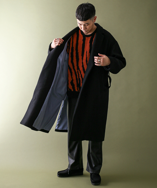 JOINT WORKS(ジョイントワークス)の「JW-TAILOREDCOLLAR ロングコート(その他アウター・メンズ・ブラック・SMALL/MEDIUM/LARGE)」の4枚目の写真