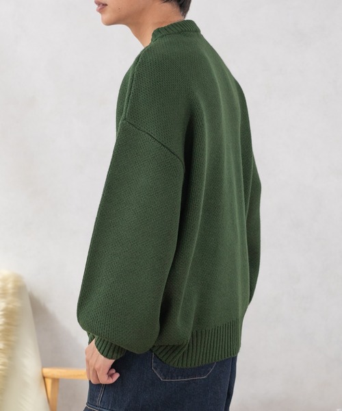 セール】カップル柄ジャガードニットプルオーバー(ユニセックス