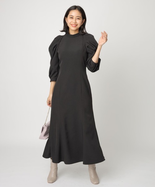 マイストラーダ/タックスリーブマーメイドワンピース Mystrada（マイストラーダ）の「タックスリーブマーメイド