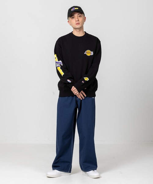 XLARGE（エクストララージ）の「LAKERS STANDARD LOGO SNAPBACK CAP（キャップ・メンズ・ブラック/パープル・ONE SIZE）」の6枚目の写真