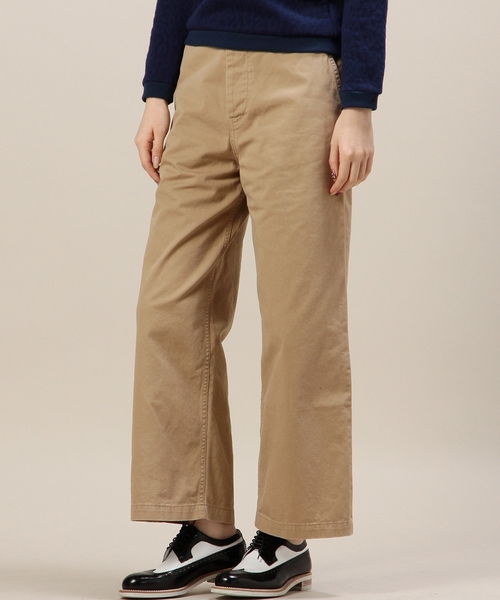 BEAUTY&YOUTH UNITED ARROWS（ビューティーアンドユースユナイテッドアローズ）の「BYBC チノワイドパンツ◆（その他パンツ・レディース・オフホワイト/ベージュ・MEDIUM/SMALL）」の2枚目の写真