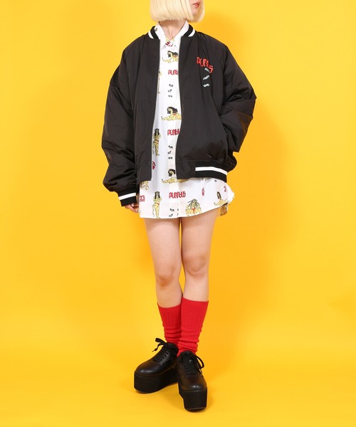 PUNYUS（プニュズ）の「寅刺繍ブルゾン（ブルゾン・レディース・ブラック・4/3）」の8枚目の写真