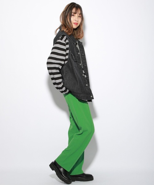 PBLIM（ページボーイリム）の「【PAGEBOYLIM】デニムベスト（ベスト・レディース・ブラック/ブルー・FREE）」の16枚目の写真