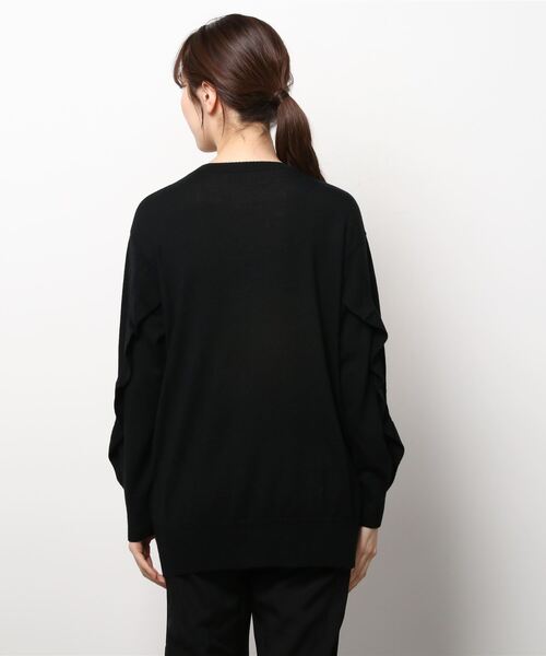 【セール】Abanicos ソフトウェーブラッフル チュニックセーター（チュニック）｜FUNALIVE（ファンアライブ）