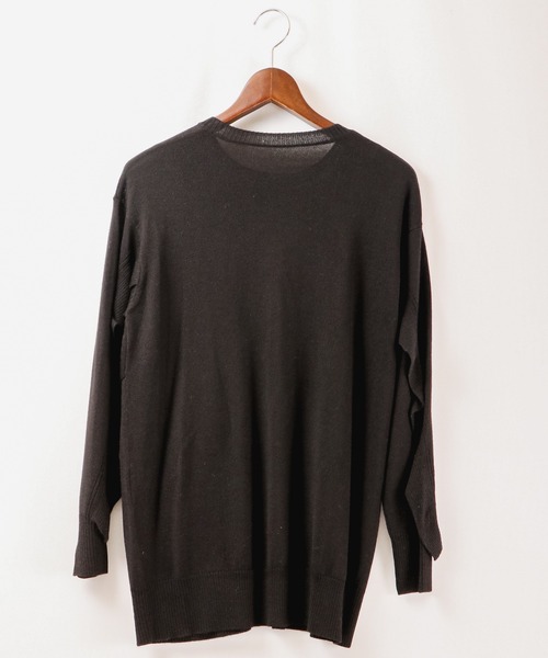 【セール】Abanicos ソフトウェーブラッフル チュニックセーター（チュニック）｜FUNALIVE（ファンアライブ）