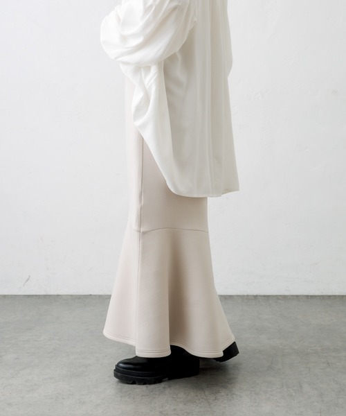 PUAL CE CIN(ピュアルセシン)の「【Du noir】ダンボールマーメイドスカート(スカート・レディース・ベージュ/ブラック/グレー・FREE)」の16枚目の写真