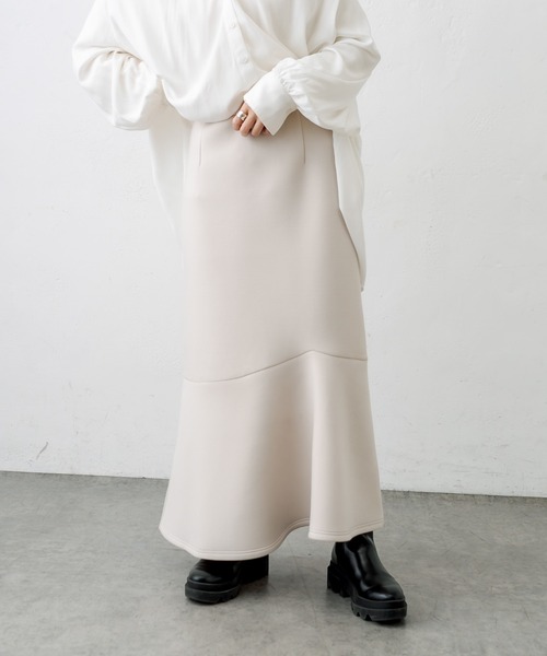 PUAL CE CIN(ピュアルセシン)の「【Du noir】ダンボールマーメイドスカート(スカート・レディース・ベージュ/ブラック/グレー・FREE)」の12枚目の写真