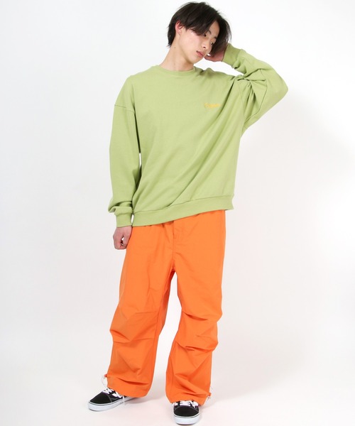 Salong hameu(サロン ハミュー)の「撥水加工 パラシュートパンツ/スノーパンツ/ワイドシルエット カラーパンツ/オーバーパンツ メンズ レディース(その他パンツ・メンズ・ブラック/オレンジ/ブルー/グリーン・M/L)」の22枚目の写真