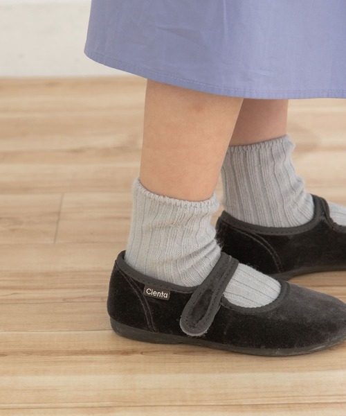 Cienta(シエンタ)の「『一部WEB限定カラー』Cienta ベロアストラップシューズ(KIDS)(スニーカー・キッズ・グレー/アニマル・20/18/17/19/16)」の3枚目の写真