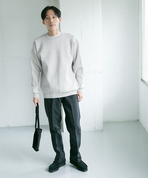 URBAN RESEARCH DOORS(アーバンリサーチドアーズ)の「ミラノリブクルーネックニット(ニット/セーター・メンズ・ロイヤルブルー/ホワイト系その他/ベージュ系その他・40/38)」の19枚目の写真