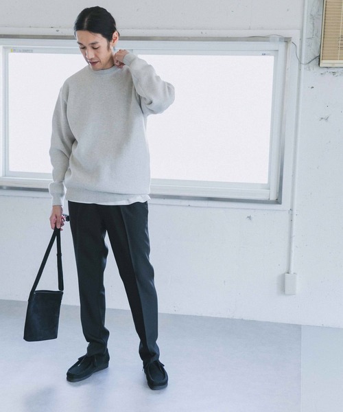 URBAN RESEARCH DOORS(アーバンリサーチドアーズ)の「ミラノリブクルーネックニット(ニット/セーター・メンズ・ロイヤルブルー/ホワイト系その他/ベージュ系その他・40/38)」の12枚目の写真