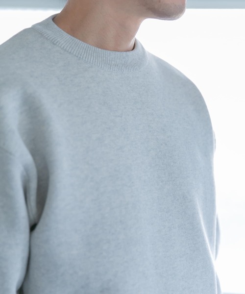 URBAN RESEARCH DOORS(アーバンリサーチドアーズ)の「ミラノリブクルーネックニット(ニット/セーター・メンズ・ロイヤルブルー/ホワイト系その他/ベージュ系その他・40/38)」の7枚目の写真