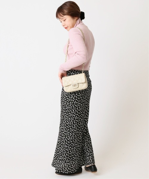 U by SPICK&SPAN(ユーバイスピックアンドスパン)の「≪追加≫ソフトフレアフラワースカート4◆(スカート・レディース・ブラック・34/36/38)」の20枚目の写真