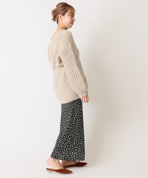 U by SPICK&SPAN(ユーバイスピックアンドスパン)の「≪追加≫ソフトフレアフラワースカート4◆(スカート・レディース・ブラック・34/36/38)」の21枚目の写真