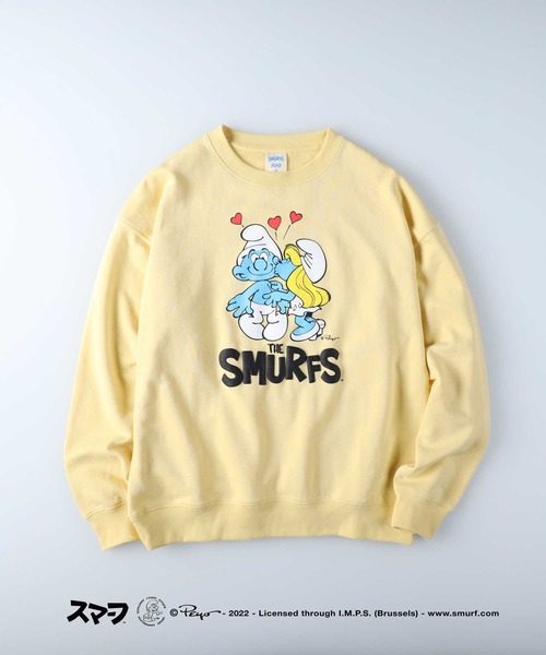 Right-on（ライトオン）の「「ＴＨＥＳＭＵＲＦＳ」スウェット（スウェット・レディース・ブラック/オフホワイト/イエロー・L/M）」の22枚目の写真