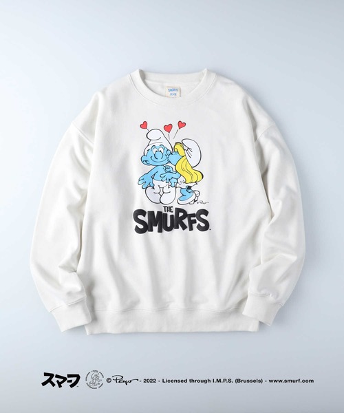Right-on（ライトオン）の「「ＴＨＥＳＭＵＲＦＳ」スウェット（スウェット・レディース・ブラック/オフホワイト/イエロー・L/M）」の21枚目の写真