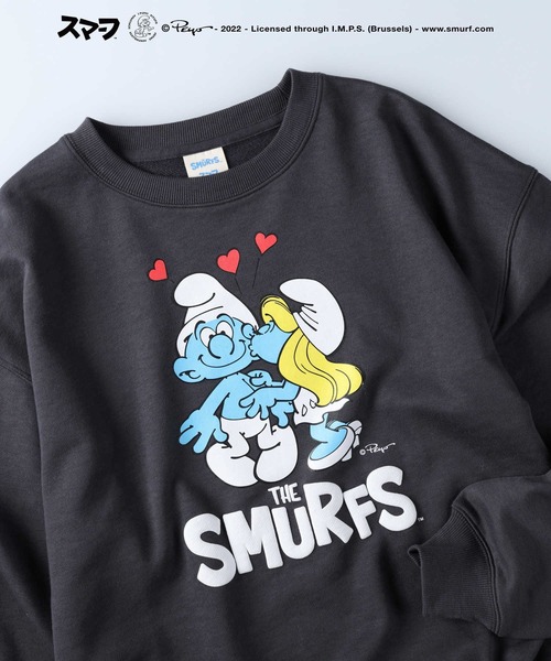 Right-on（ライトオン）の「「ＴＨＥＳＭＵＲＦＳ」スウェット（スウェット・レディース・ブラック/オフホワイト/イエロー・L/M）」の20枚目の写真