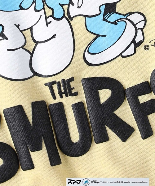 Right-on（ライトオン）の「「ＴＨＥＳＭＵＲＦＳ」スウェット（スウェット・レディース・ブラック/オフホワイト/イエロー・L/M）」の7枚目の写真