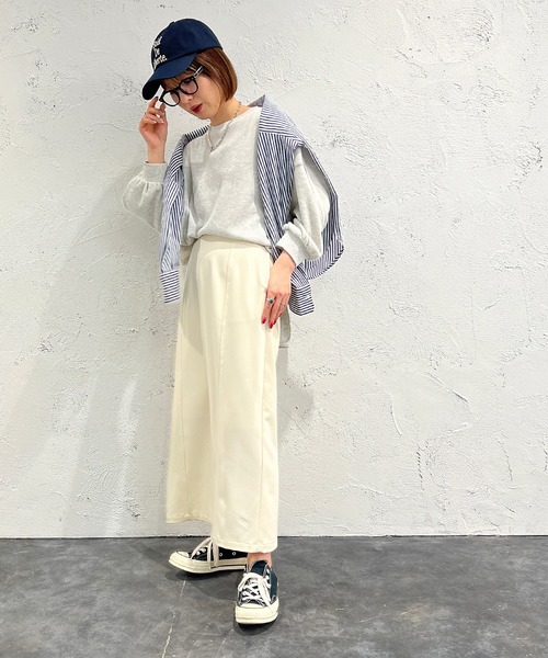 apres jour mignon（アプレジュールミニョン）の「ナロースカート【ZOZOTOWN限定アイテム】（スカート・レディース・ダークブラウン/ブラック/マスタード/イエロー/オレンジ/アイボリー・X-LARGE/SMALL/MEDIUM）」の18枚目の写真