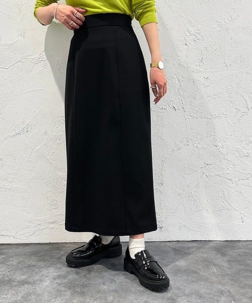 apres jour mignon（アプレジュールミニョン）の「ナロースカート【ZOZOTOWN限定アイテム】（スカート・レディース・ダークブラウン/ブラック/マスタード/イエロー/オレンジ/アイボリー・X-LARGE/SMALL/MEDIUM）」の21枚目の写真