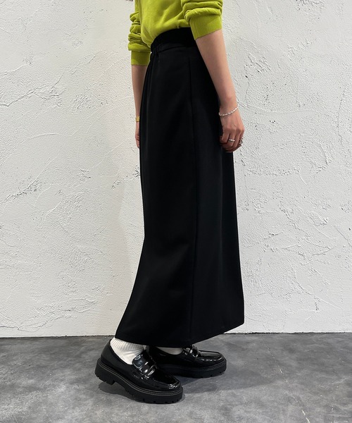 apres jour mignon（アプレジュールミニョン）の「ナロースカート【ZOZOTOWN限定アイテム】（スカート・レディース・ダークブラウン/ブラック/マスタード/イエロー/オレンジ/アイボリー・X-LARGE/SMALL/MEDIUM）」の22枚目の写真