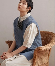 armonia | armonia.柄編みニットベスト(ベスト)