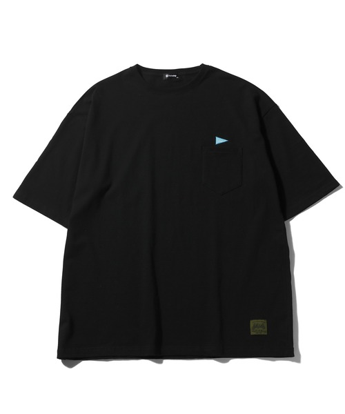 Subciety（サブサエティ）の「FLAG POCKET TEE（Tシャツ/カットソー・メンズ・ブラック/ホワイト/オリーブ・MEDIUM/SMALL/LARGE/X-LARGE）」の5枚目の写真